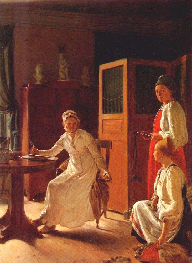Утро помещицы. (1823)