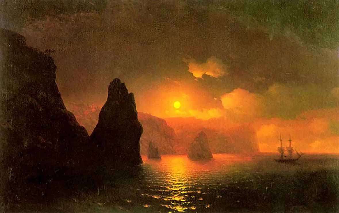 Георгиевский монастырь. Мыс Фиолент (1846)