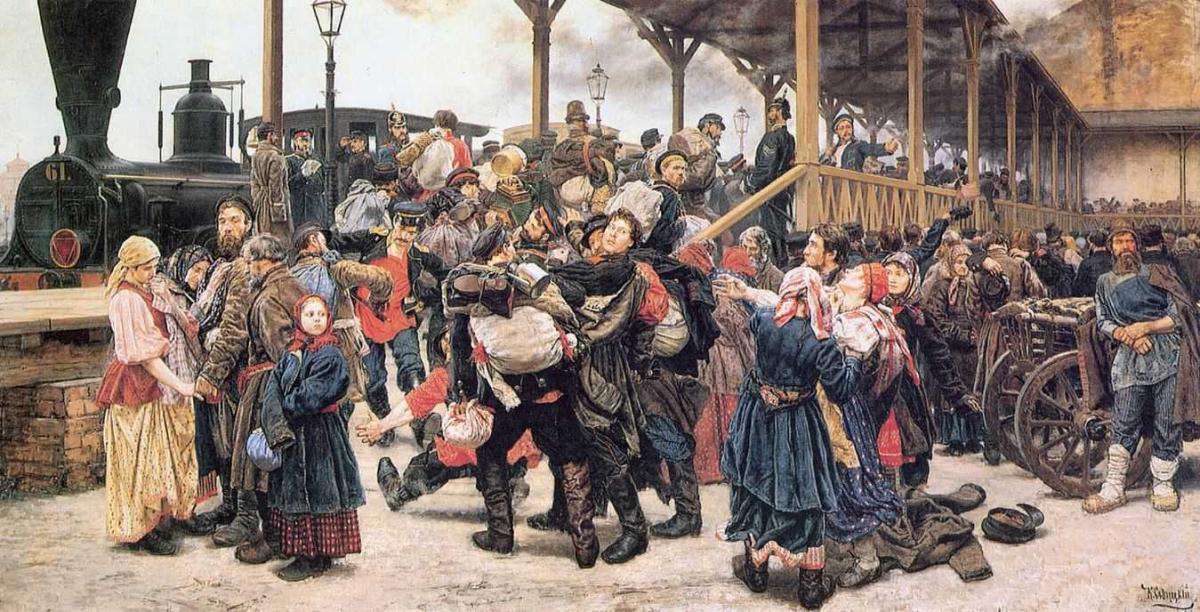 Проводы на войну (1886)