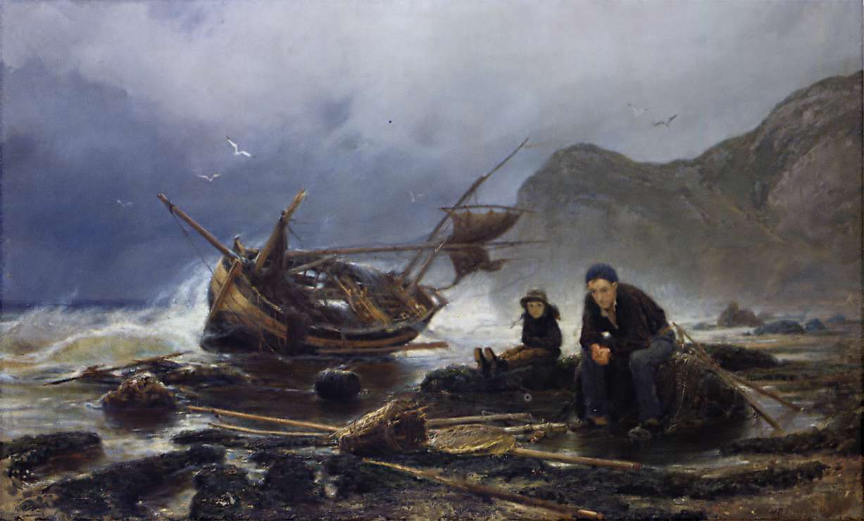 Море в Нормандии (1875)