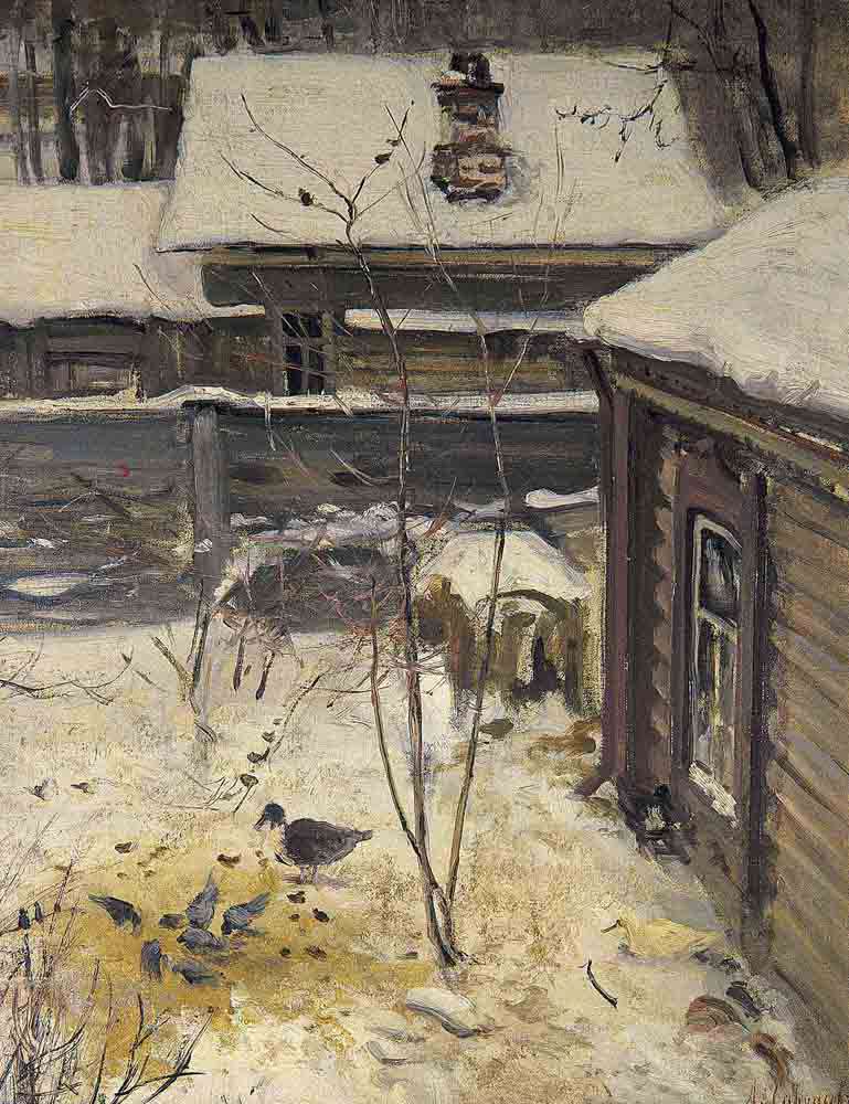 Дворик. Зима.
