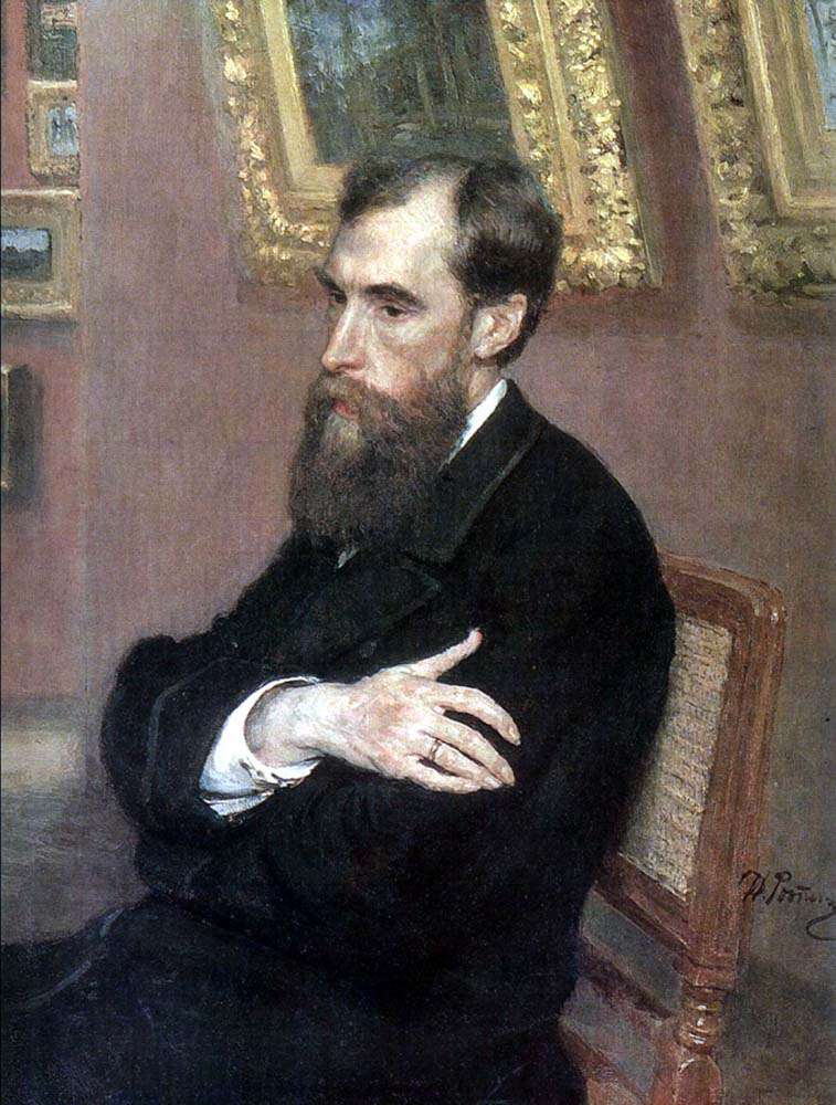 Портрет П.М. Третьякова (1880)