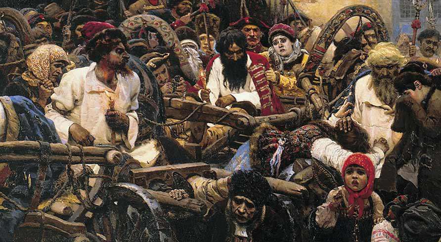 Утро стрелецкой казни (1881) (фрагмент картины)