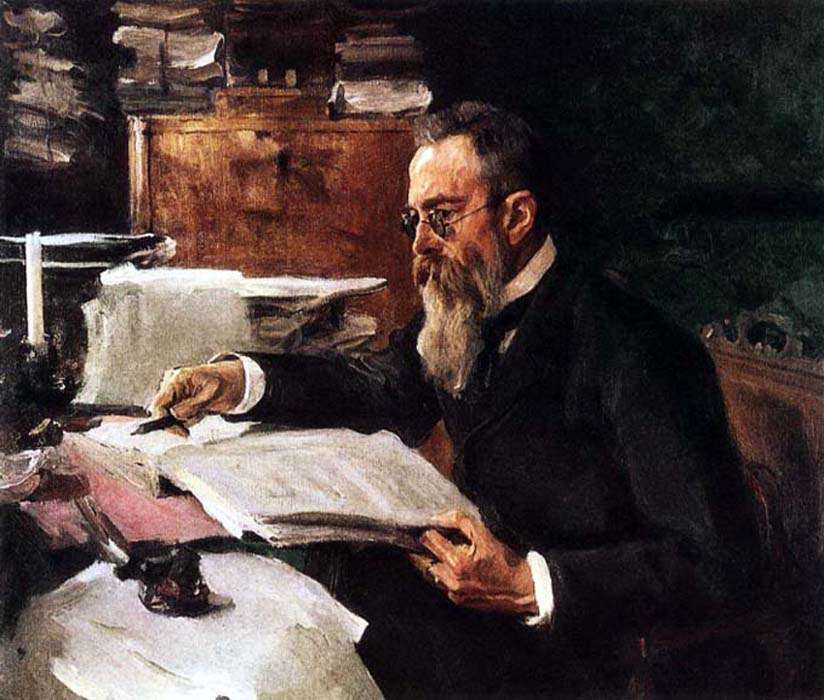 Портрет композитора Н. А. Римского-Корсакова (1898)