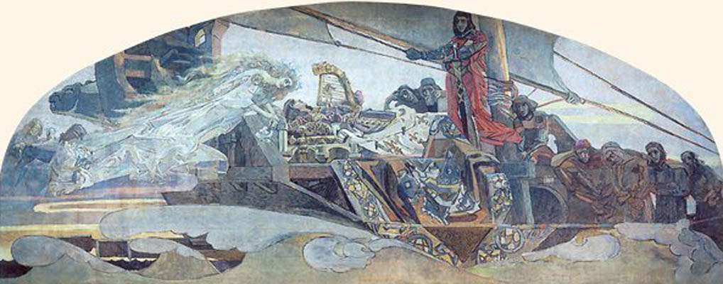 Принцесса Греза (панно) - 1896
