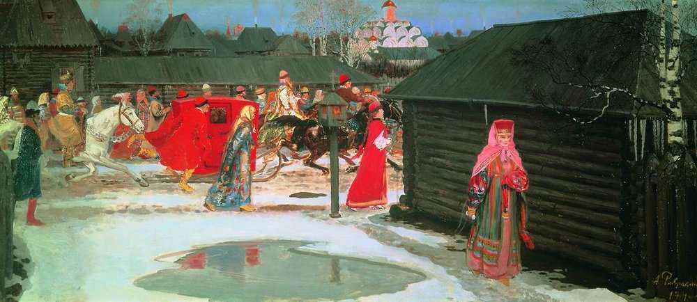 Свадебный поезд в Москве (1901)