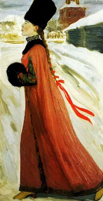 Московская девушка 17-го века (1903)