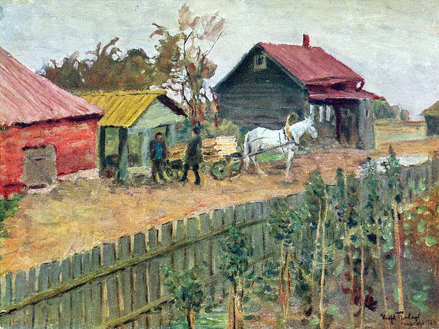 У кузницы