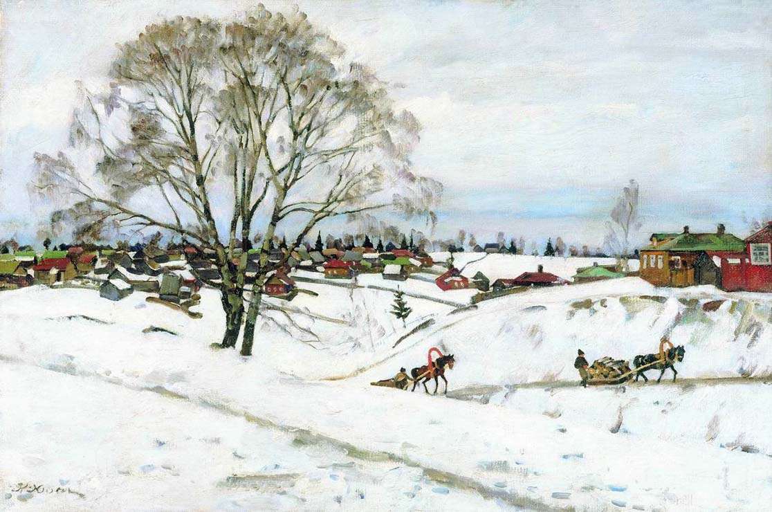 Грачи. Зима. Сергиев Посад