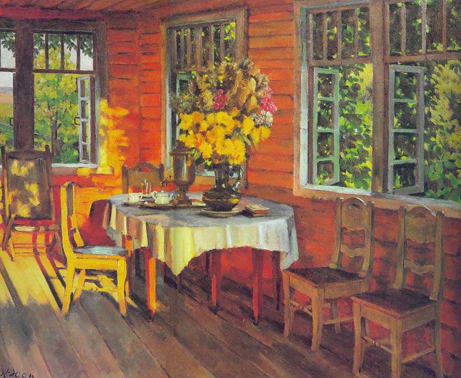 Августовский вечер. Последний луч (1948)