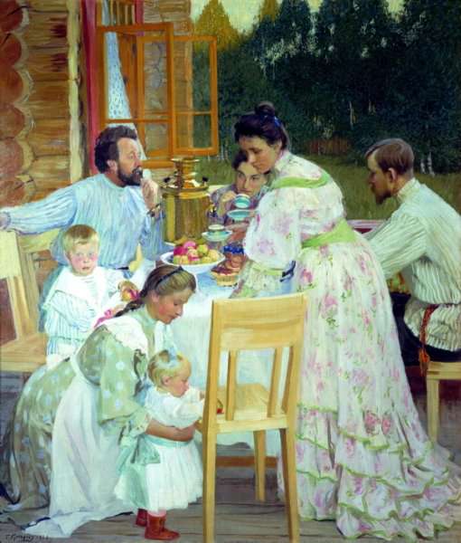 На террасе (1906)