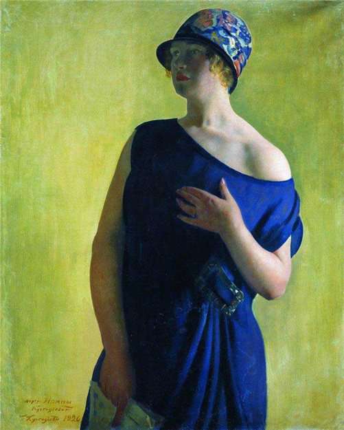 Портрет И.Б Кустодиевой, дочери художника (1926)