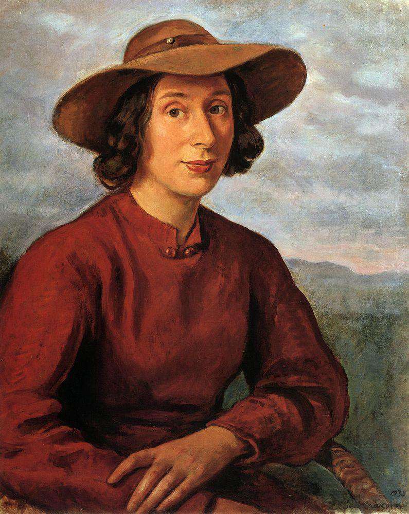 Портрет А. А. Черкесовой-Бенуа (1938)