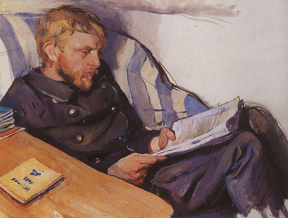 Портрет Серебрякова. (1922)