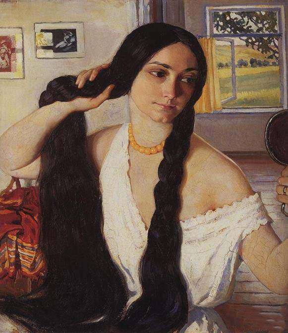 Портрет Ольги Константиновны Лансере (1910)