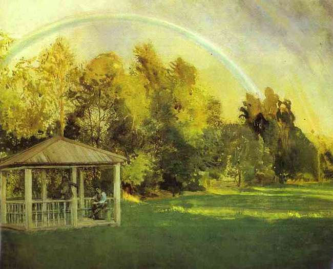 Пейзаж с беседкой (1897)