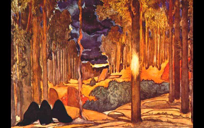 Мученичество Святого Себастьяна (эскиз декорации) 1911