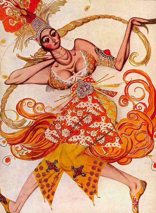 Танцовщица (эскиз к балету Жар-птица) 1910