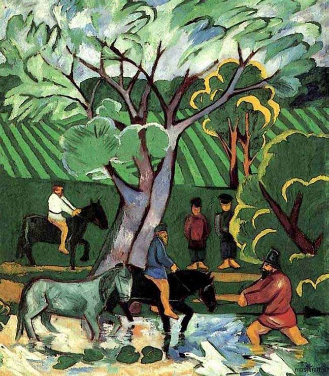Купание лошадей (1911)