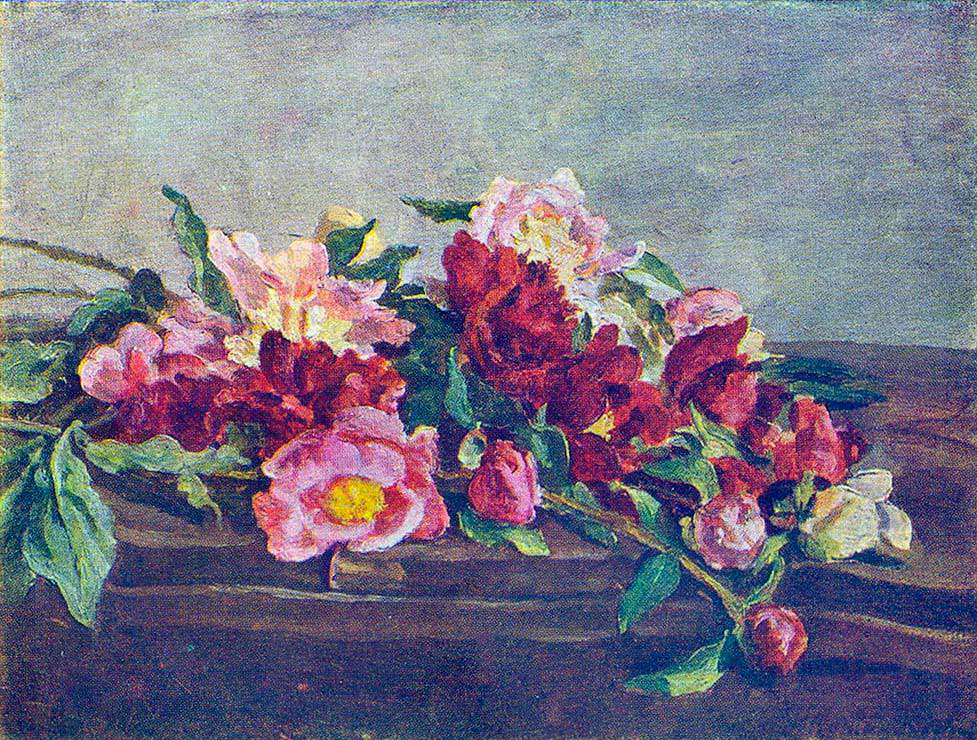 Пионы на столе (1933)
