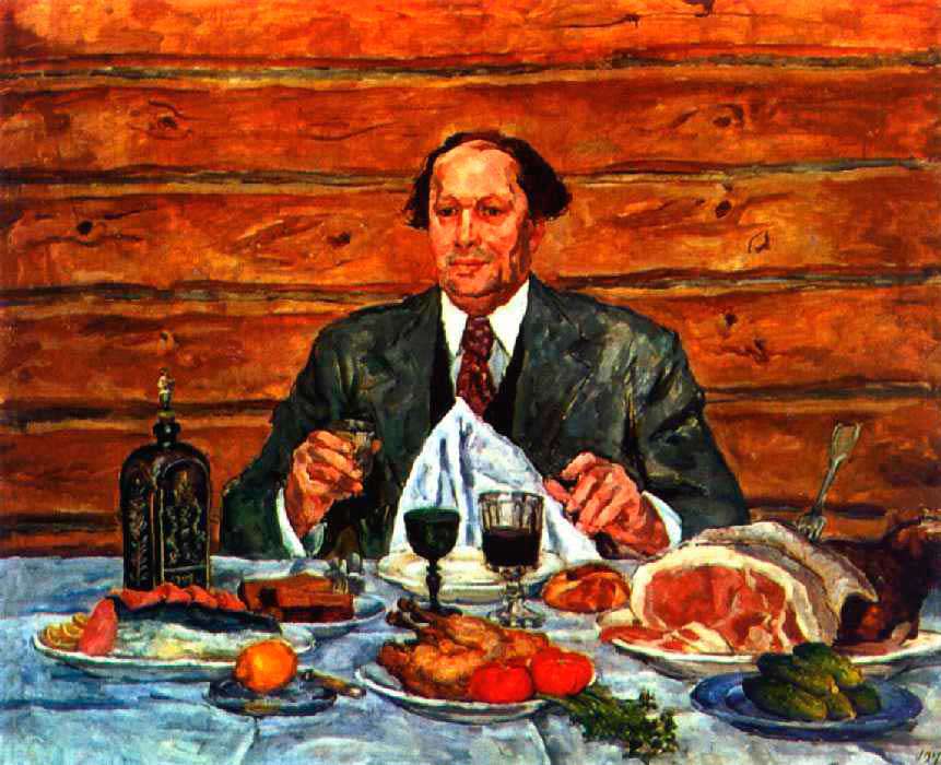А. Н. Толстой в гостях у художника (1941)