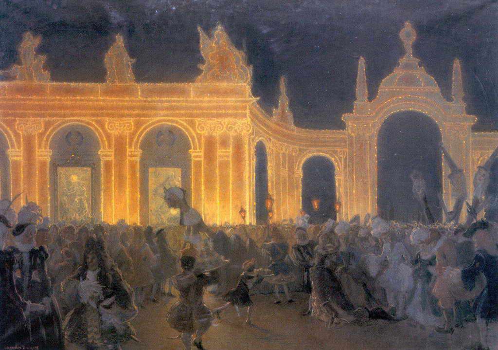 Маскарад при Людовике XV(1898)