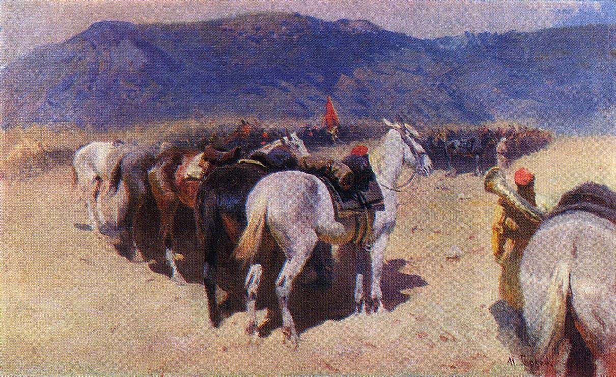 Конница на привале (1930)