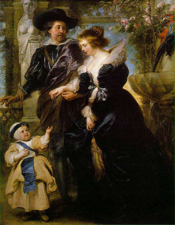 Рубенс, его вторая жена Елена Фоурмен и их сын Питер Пауль (1639)