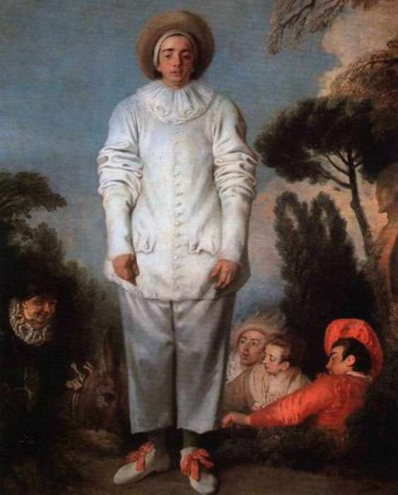Жиль в костюме Пьеро (1719)