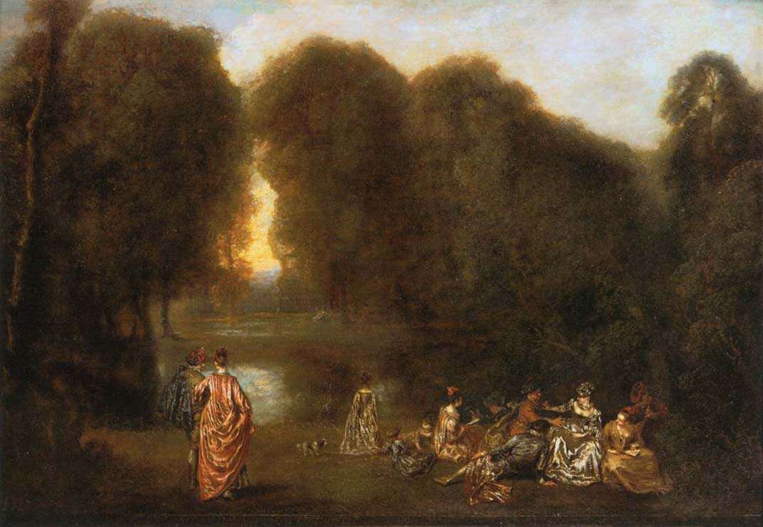 Общество в парке (1716)