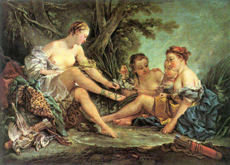 Диана после охоты (1745)
