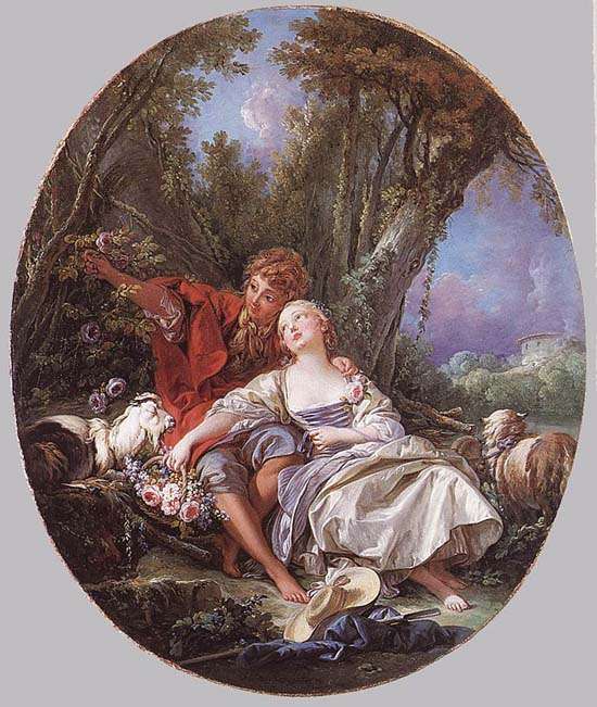 Пастух и пастушка на отдыхе (1761)