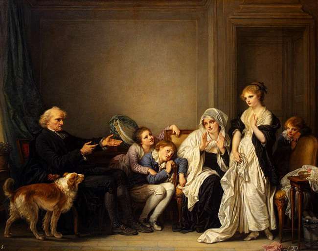 Посещение священника (1784)