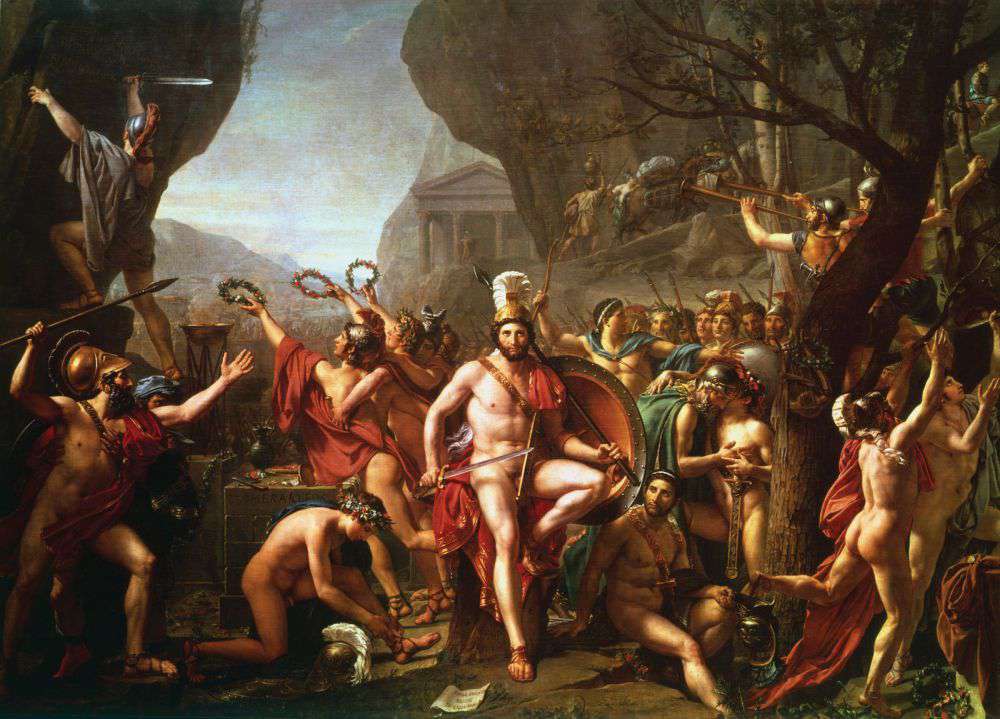Леонид в Фермопилах (1814)