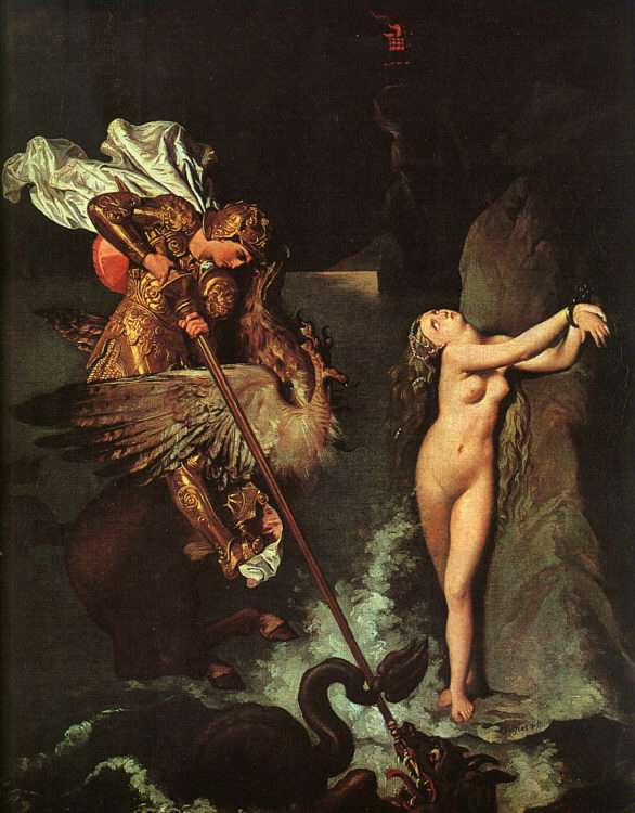 Руджиер, освободивший Анджелику (1839)