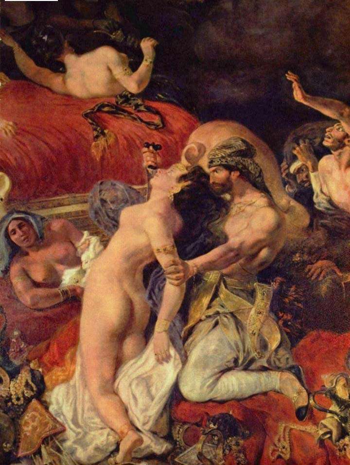 Смерть Сарданапала (1827-1828) - Фрагмент