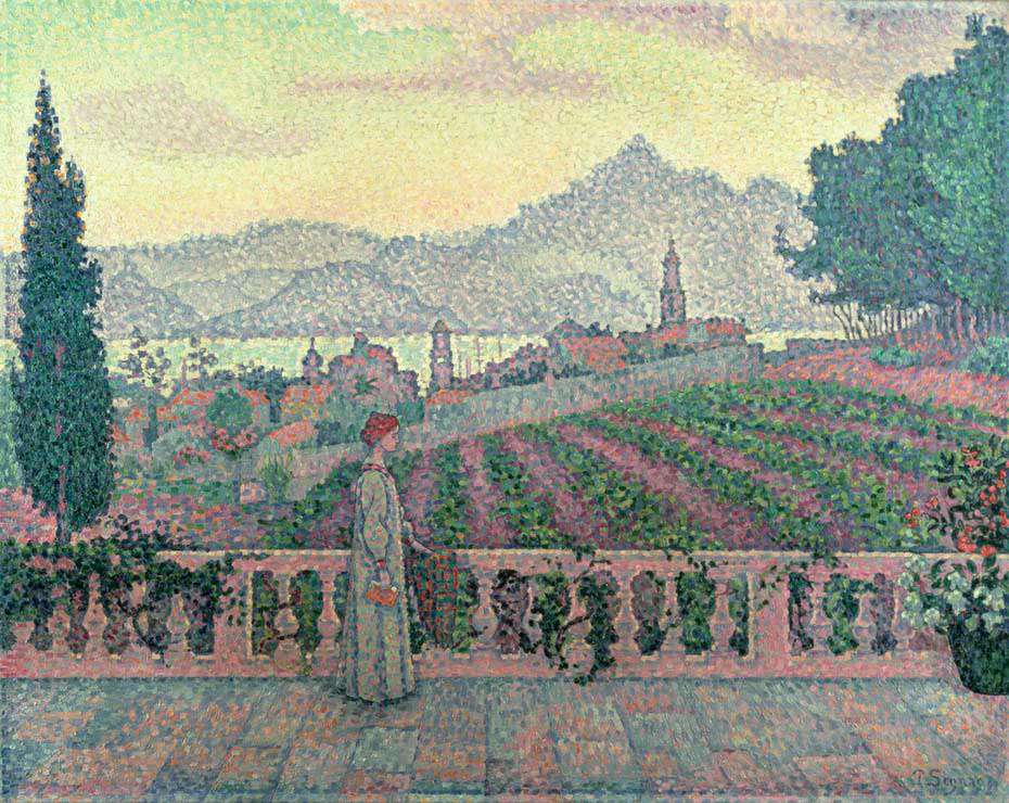 На террасе (1898)