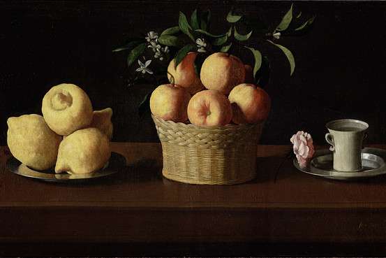 Натюрморт с лимонами, апельсинами и розой (1633)