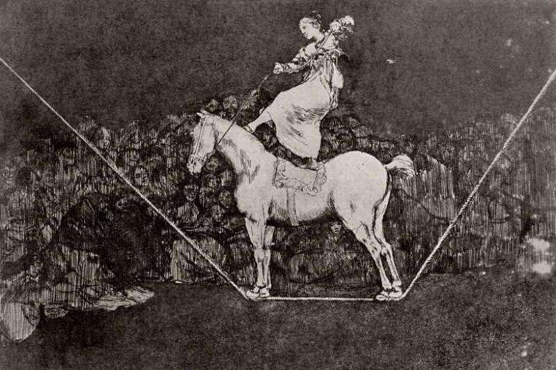 Гравюры "Капричос" "Диспаратес" (Бессмыслица) 1820-е годы