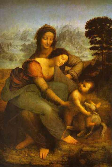 Св. Анна с Мадонной и младенцем Христом (1510)