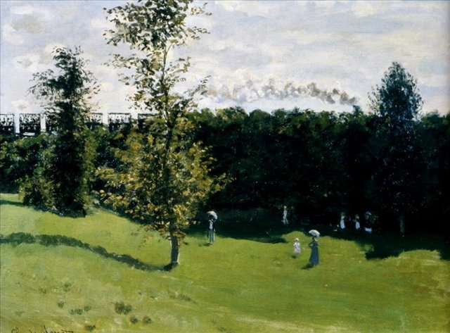 Поезд в сельской местности (1862)