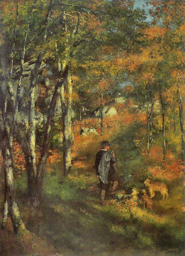 Жюль ле Кёр в лесу Фонтебло (1866)
