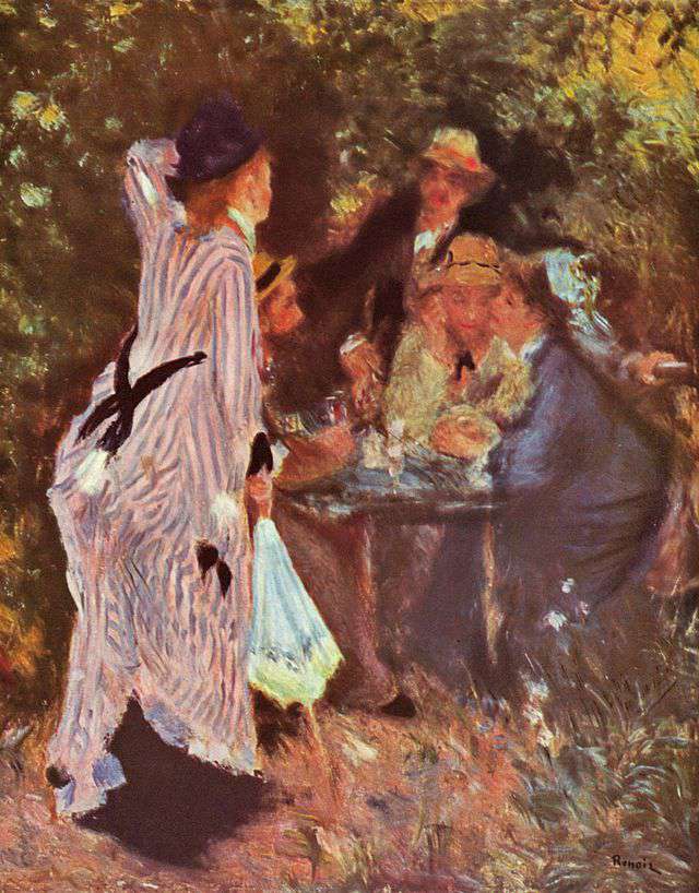 В саду (Под деревьями в Мулене де ла Галетт) 1876