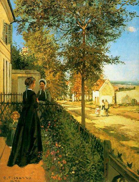 Лувесьенн. Дорога в Версаль (1870)