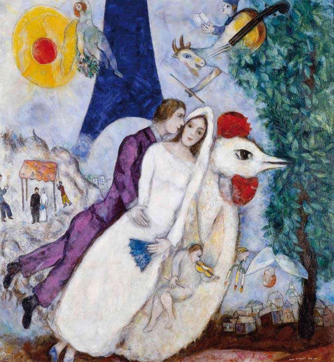 Обрученные и Эйфелева башня (1913)